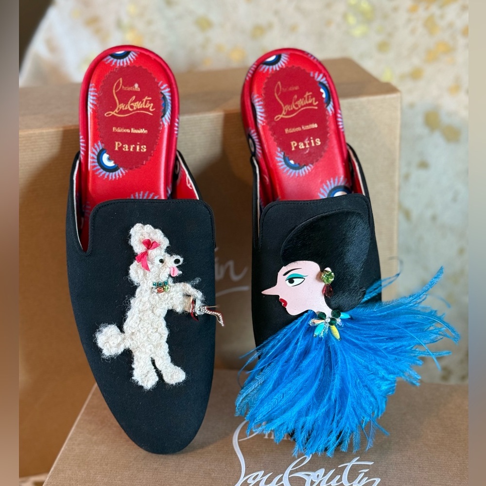 Christian Louboutin Limited Edition House Slippers 39